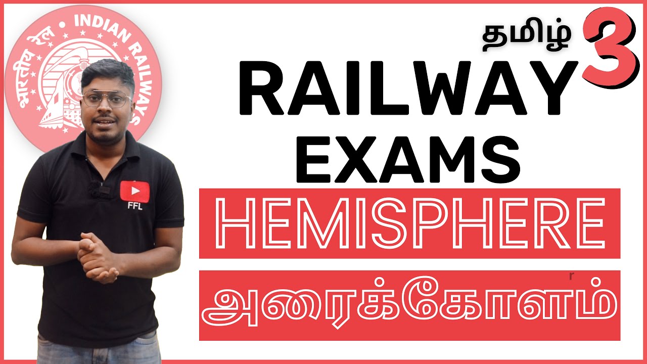 Hemisphere/அரைக்கோளம் (அளவியல்) || Video-3 || Railway Exams