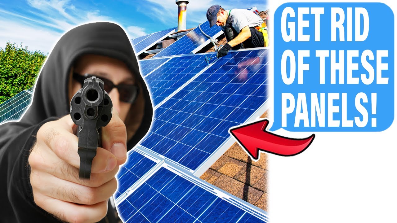 Neighbor Pulls GUN On Me When I REFUSE To Remove My Solar Panels! Claims I Devalue The Neighborhood!