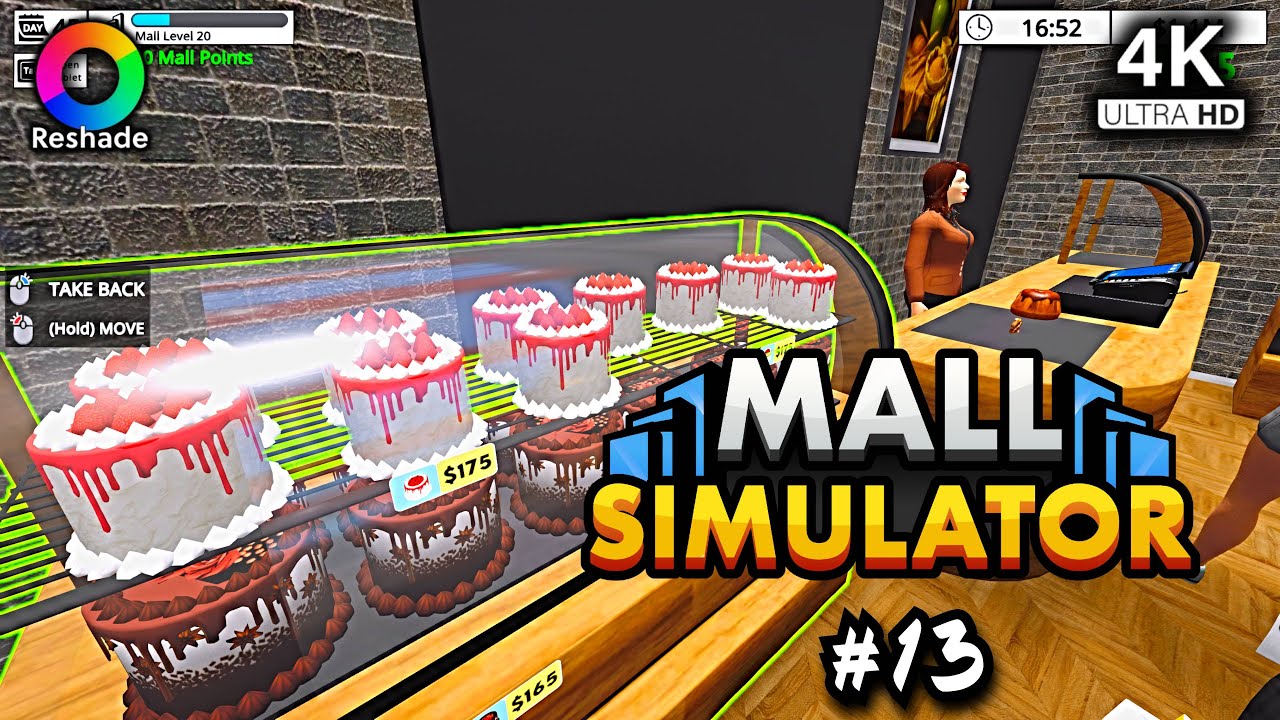 Mall Simulator 2025 4K Reshade #13 Level 20 All Stores Unlocked!
