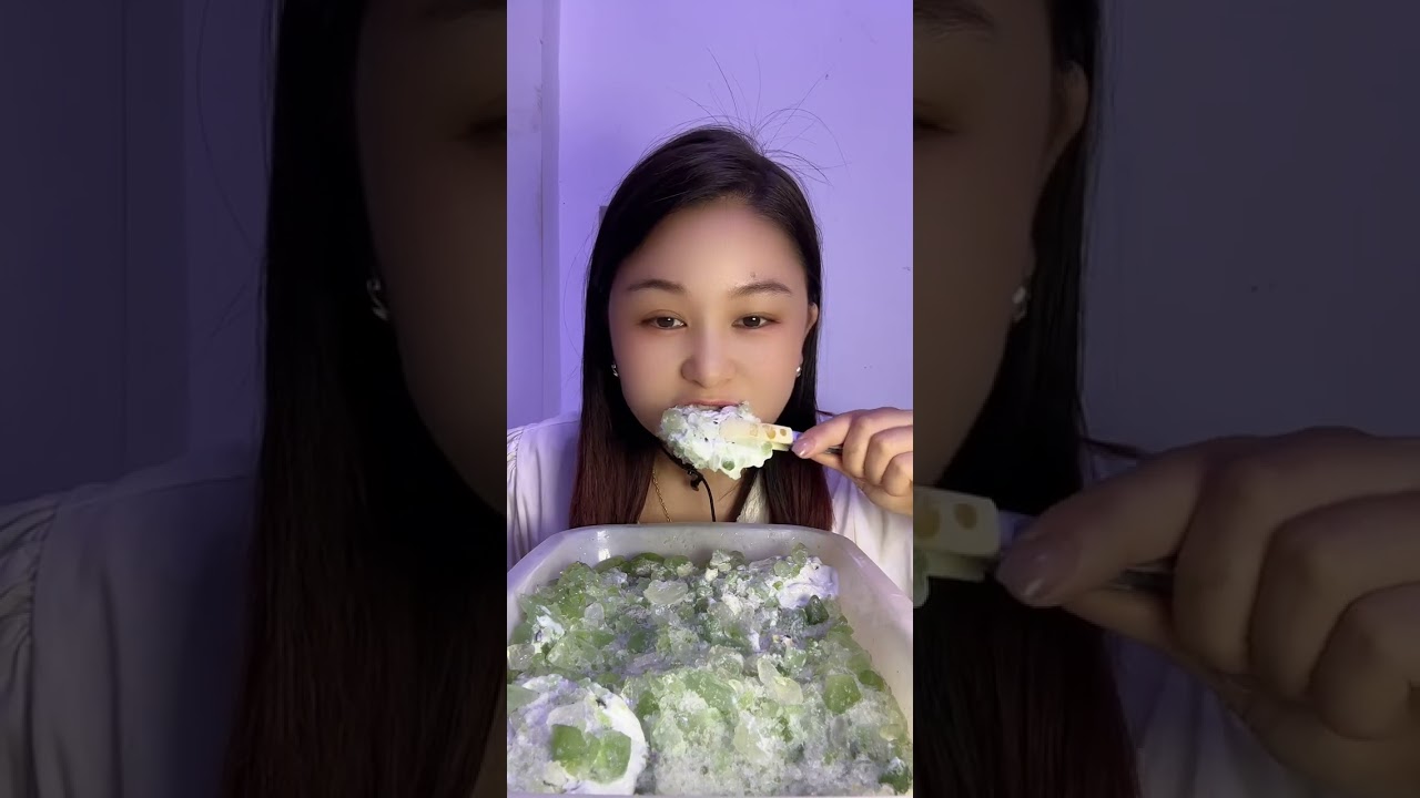 ASMR MUKBANG ICE EATING SOUNDS FROM THE FROZEN WATER