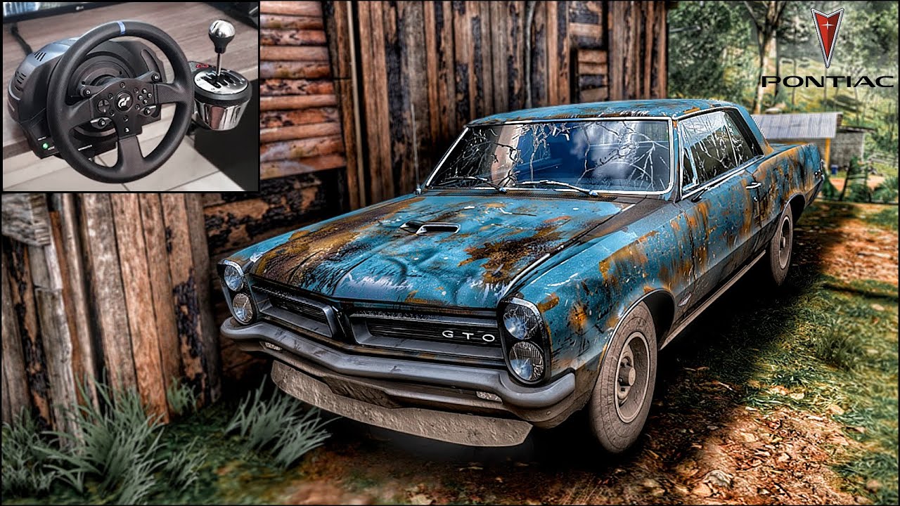 Rebuilding a Pontiac GTO 1965 - Forza Horizon 5 - Thrustmaster T300RS Gameplay.