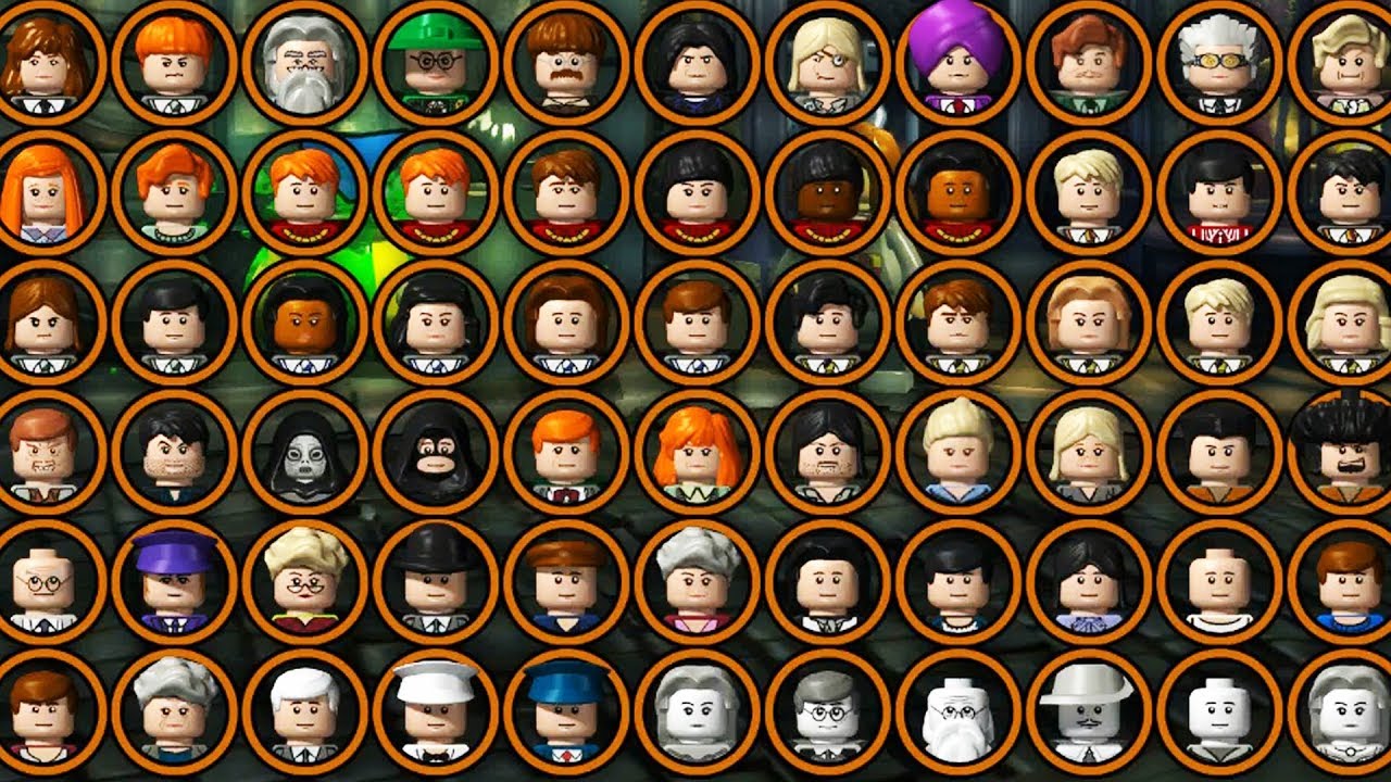 LEGO Harry Potter ВСЕ ПЕРСОНАЖИ РАЗБЛОКИРОВАНЫ