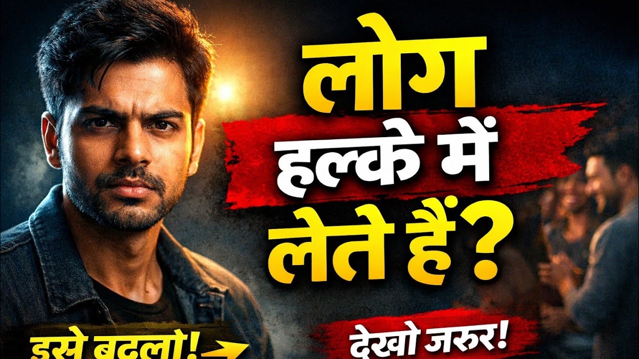 लोग आपको हल्के में लेते हैं? ये वीडियो जरूर देखें