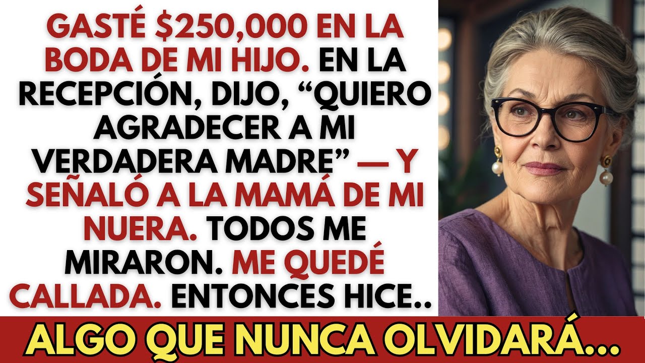 Gasté $250,000 en la boda de mi hijo — Lo que hizo después te dejará sin palabras…