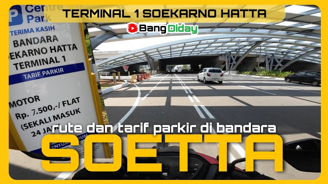 Biar Ga Bingung‼️Rute Dari Sepatan Menuju Bandara Soetta (Lokasi & Tarif Parkir Motor)