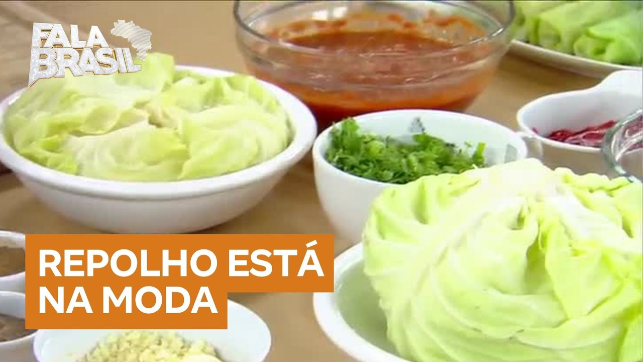 Repolho vira tend&ecirc;ncia culin&aacute;ria por suas propriedades nutricionais e versatilidade