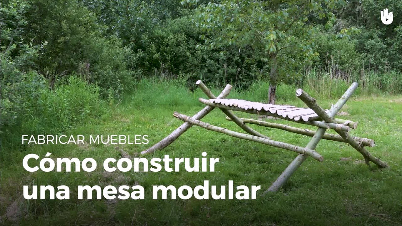 C&oacute;mo construir una mesa modular | Construye en la naturaleza como un Boy Scout