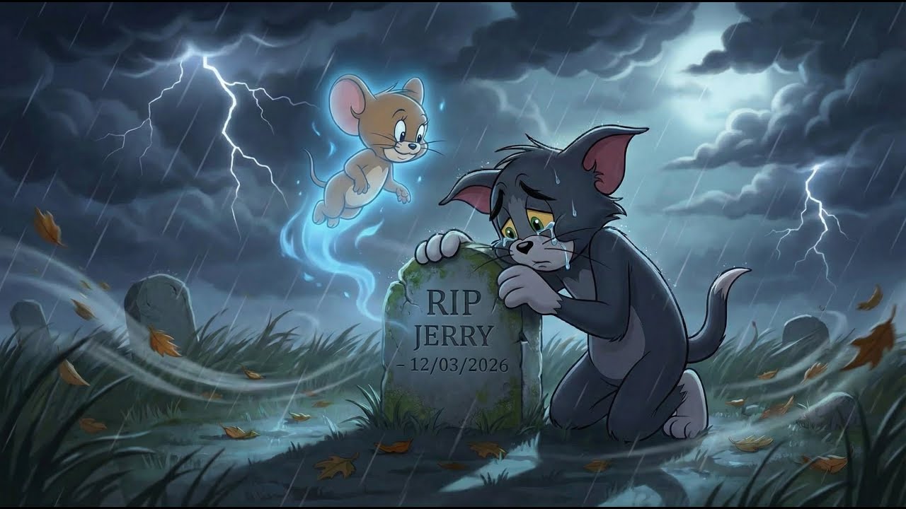 RIP Jerry 😢 | The Saddest Tom and Jerry Story Ever #tomandjerry #tom #jerry #cartoon #shorts