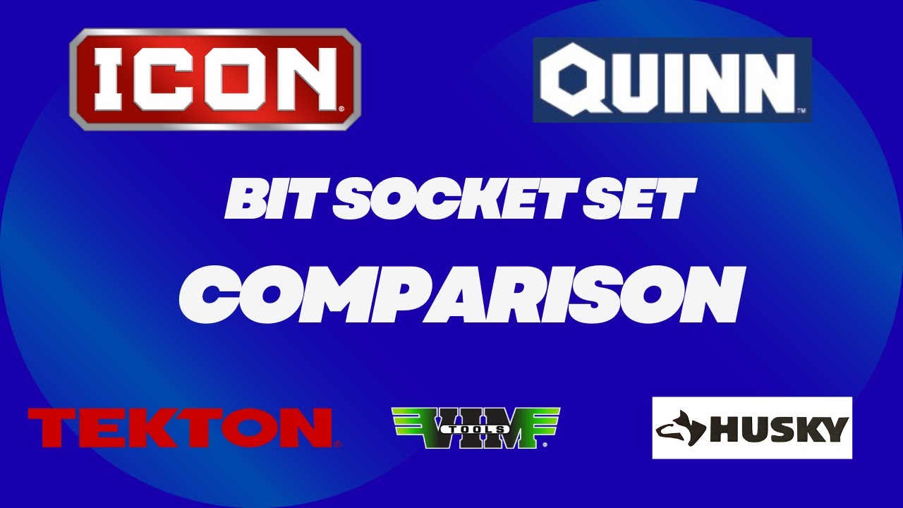 Bit socket comparison: Icon vs Quinn vs Tekton vs Proxxon vs Husky vs Vim