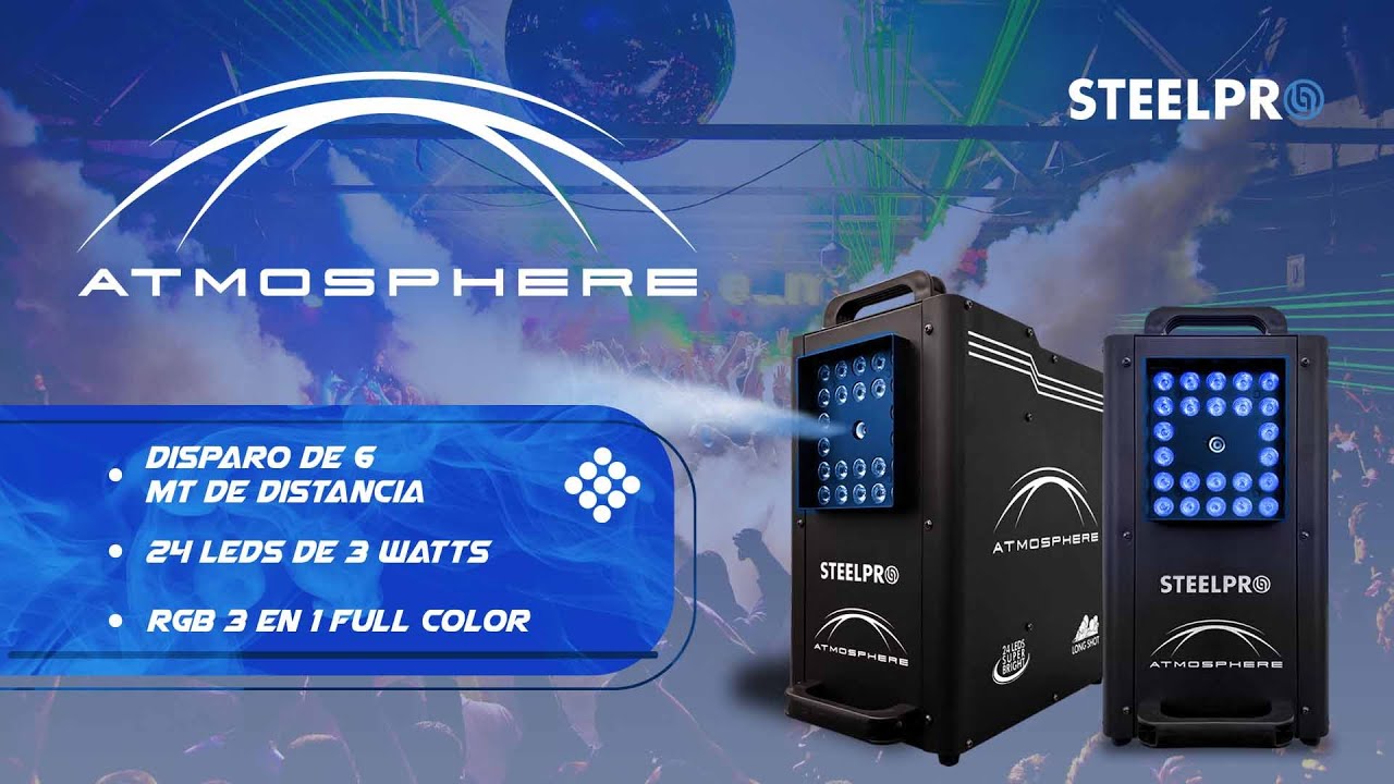 Maquina De Humo Pro Atmosphere Dmx 1500w Vertical Steelpro