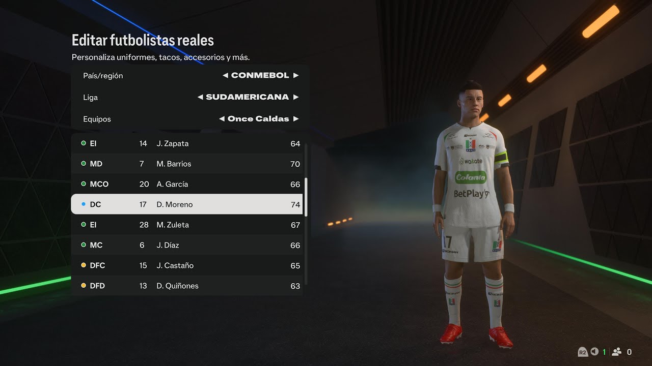 🔥EA SPORTS FC 25 TODOS LOS JUGADORES DE ONCE CALDAS🔥#easportsfc25 #oncecaldas #colombia #ligabetplay