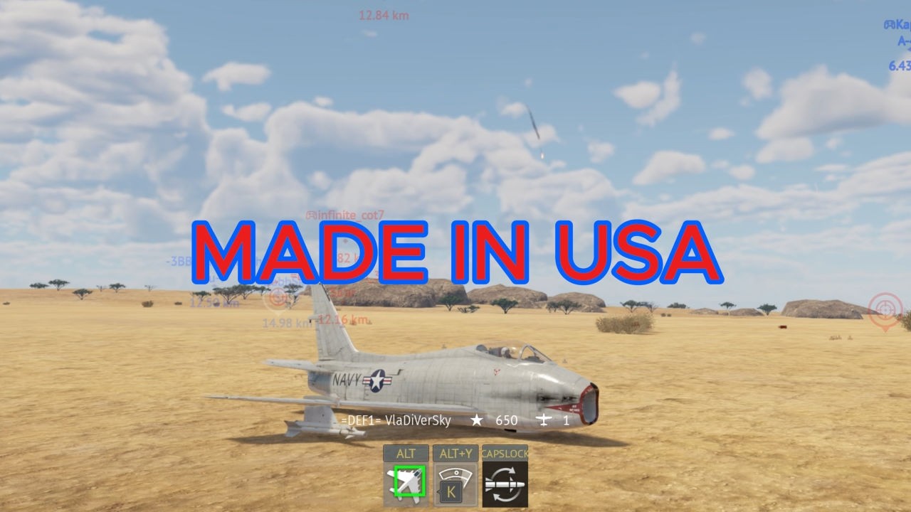 STOCK FJ-4 Fury VERY FUN