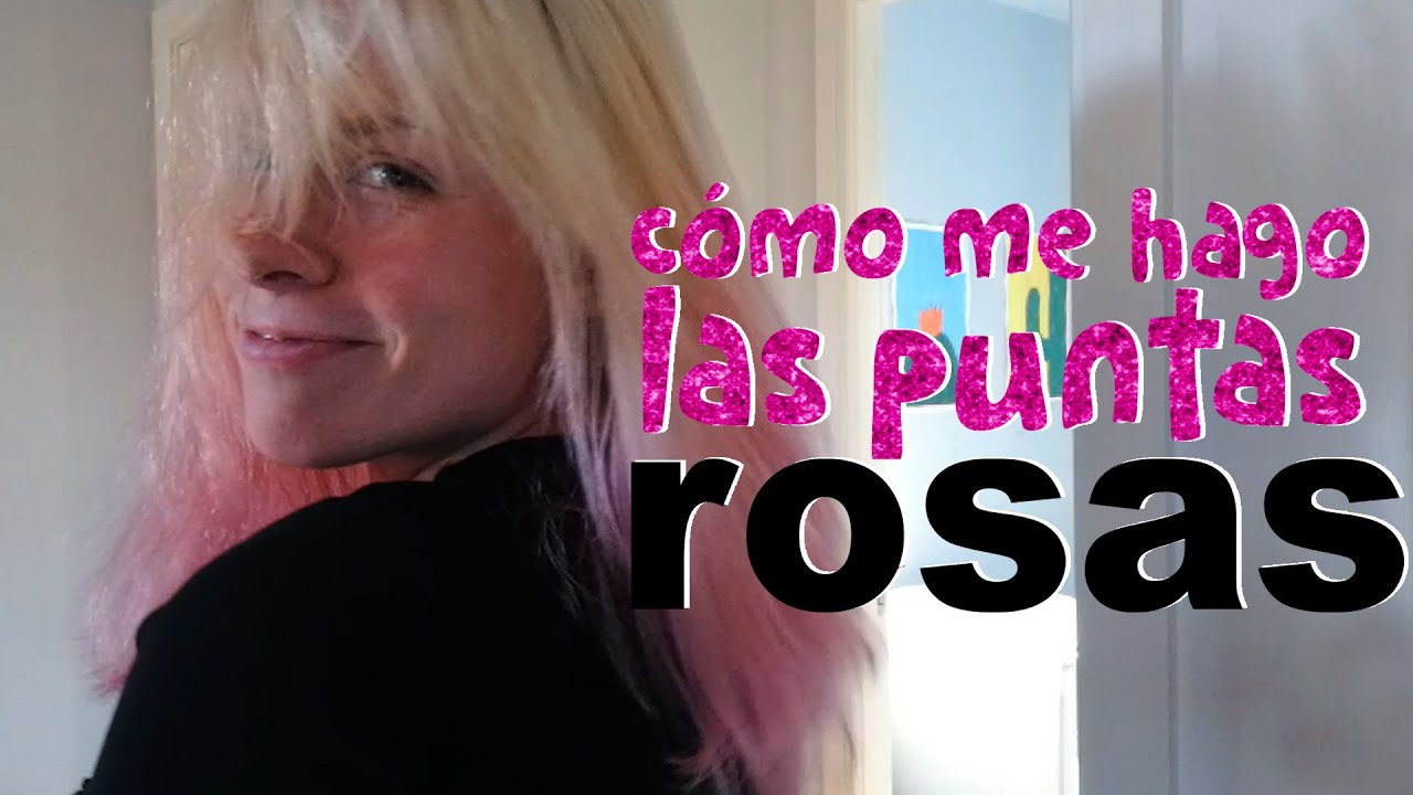 cómo me pongo las puntas rosas