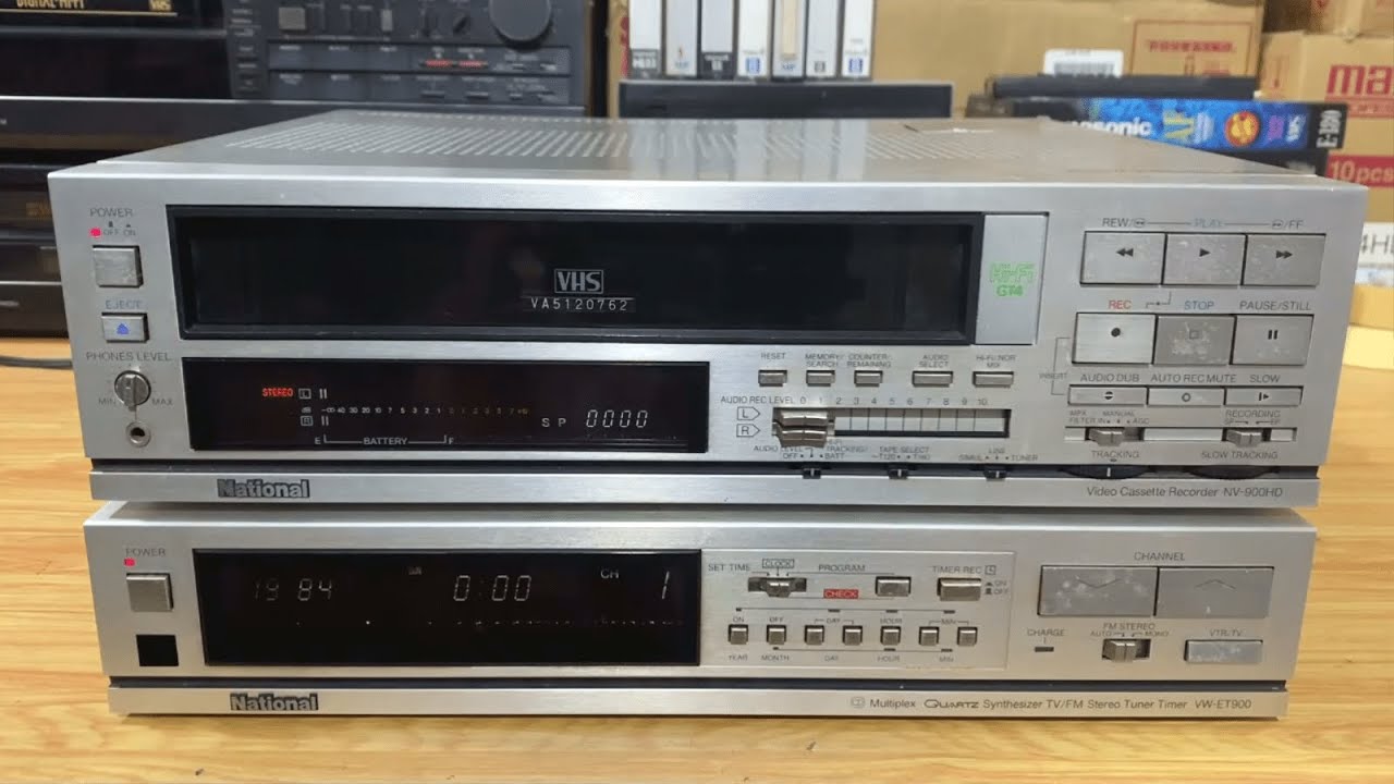 National NV-900HD / EW-ET900 Hi-Fi portable VCR