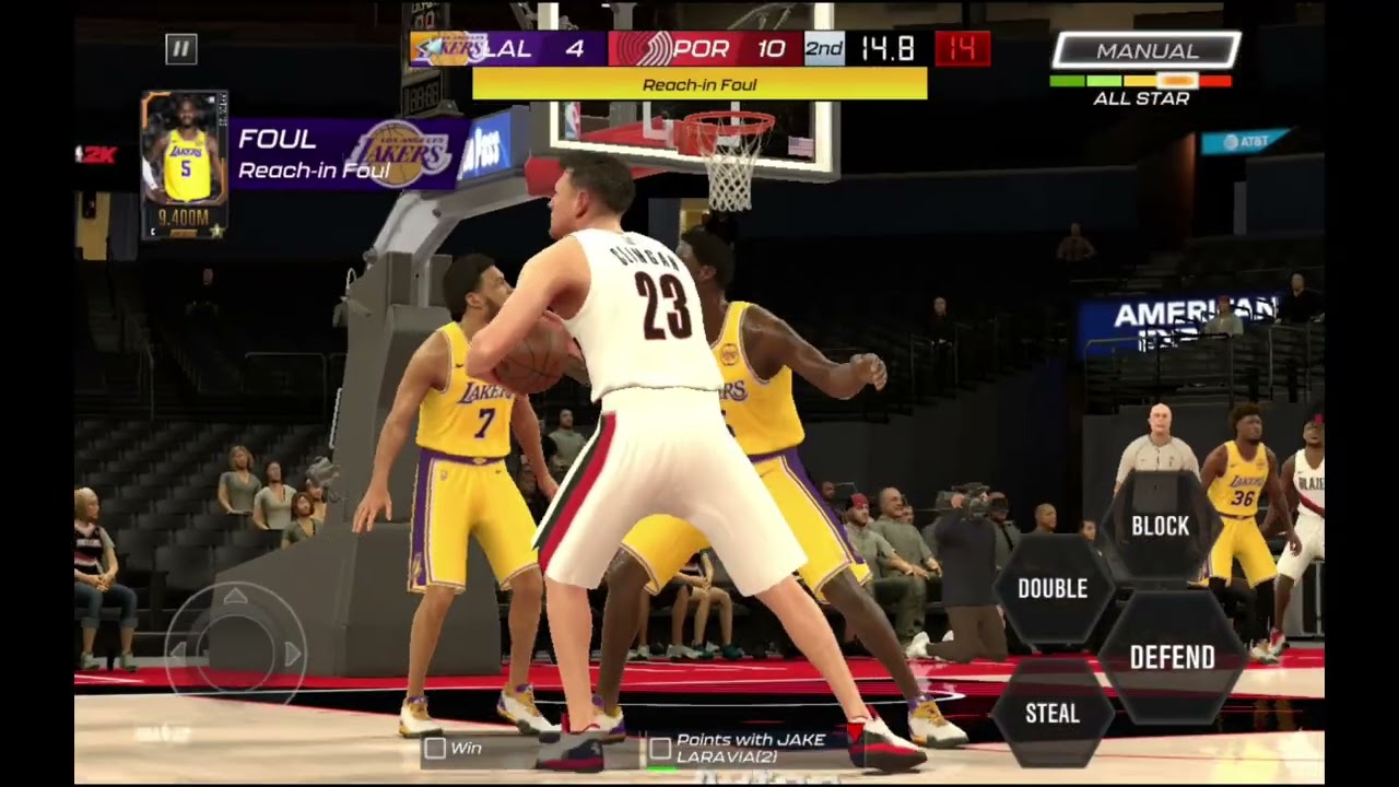 «Блэйзерс» против «Лейкерс» | NBA 2K Mobile Rewind | Сложности уровня «Все звёзды» Описание: