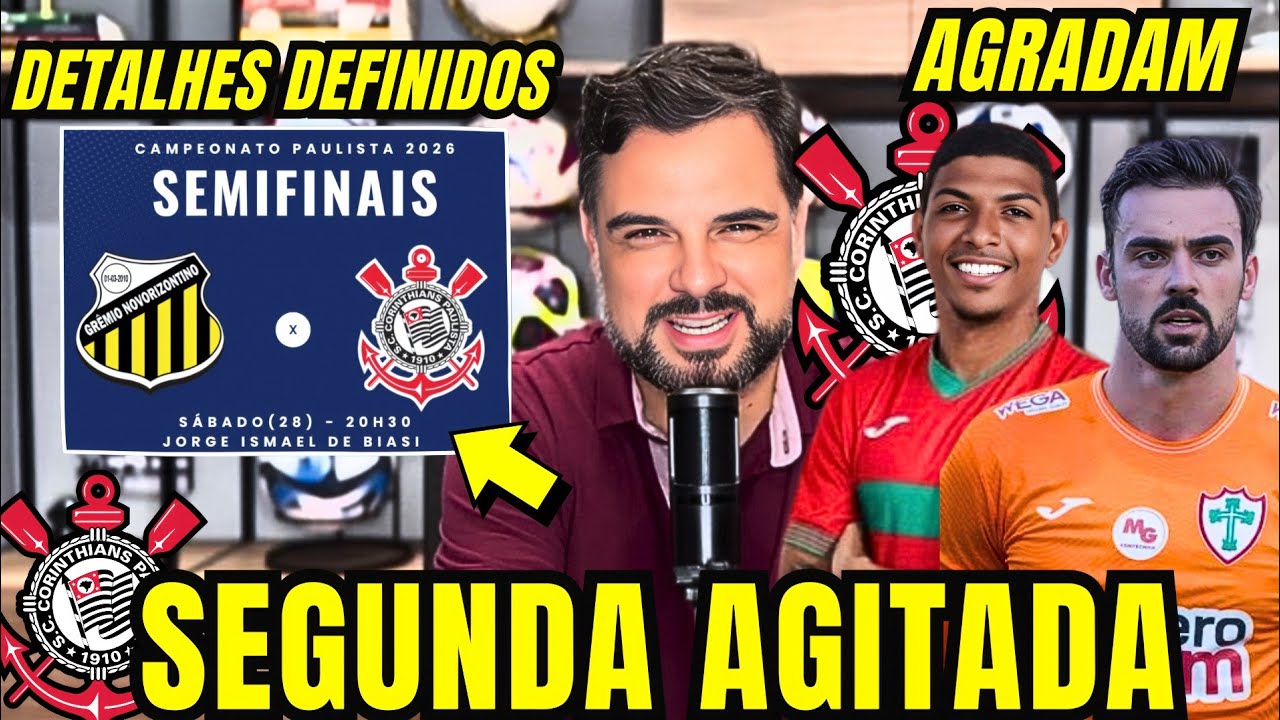 🛑URGENTE🛑 DATA E HORÁRIO DA SEMI DEFINIDO! JOGADORES NA MIRA! PEDRO RAUL NA MIRA DE DOIS CLUBES! 