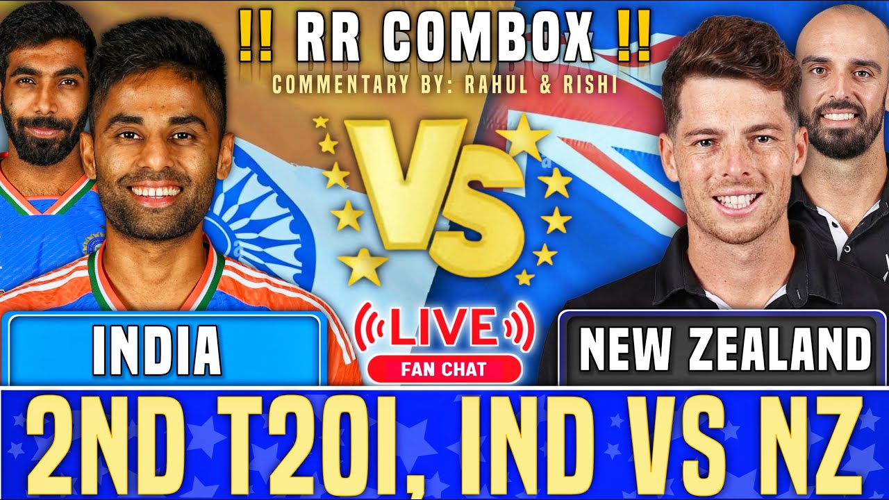 India vs New Zealand 2nd T20 | Live Cricket Match Today | IND vs NZ Live Score | RR COM BOX |
