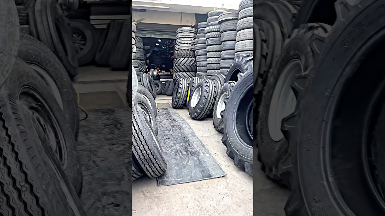 New tyre 10:00:16 🛞|| patiyala tractor market || Swaraj 855 tyre || @ukbrothers855 #shorts