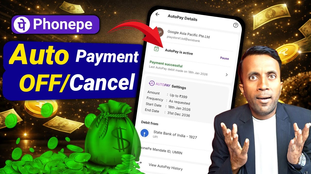 Phonepe auto payment off | Automatic Payment Problem solved 2026