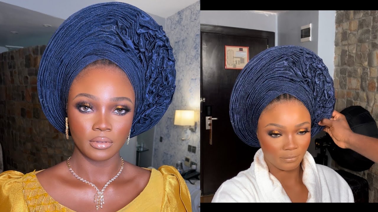 ROUND RUFFLES GELE TUTORIAL ( DIY SERIES ) 