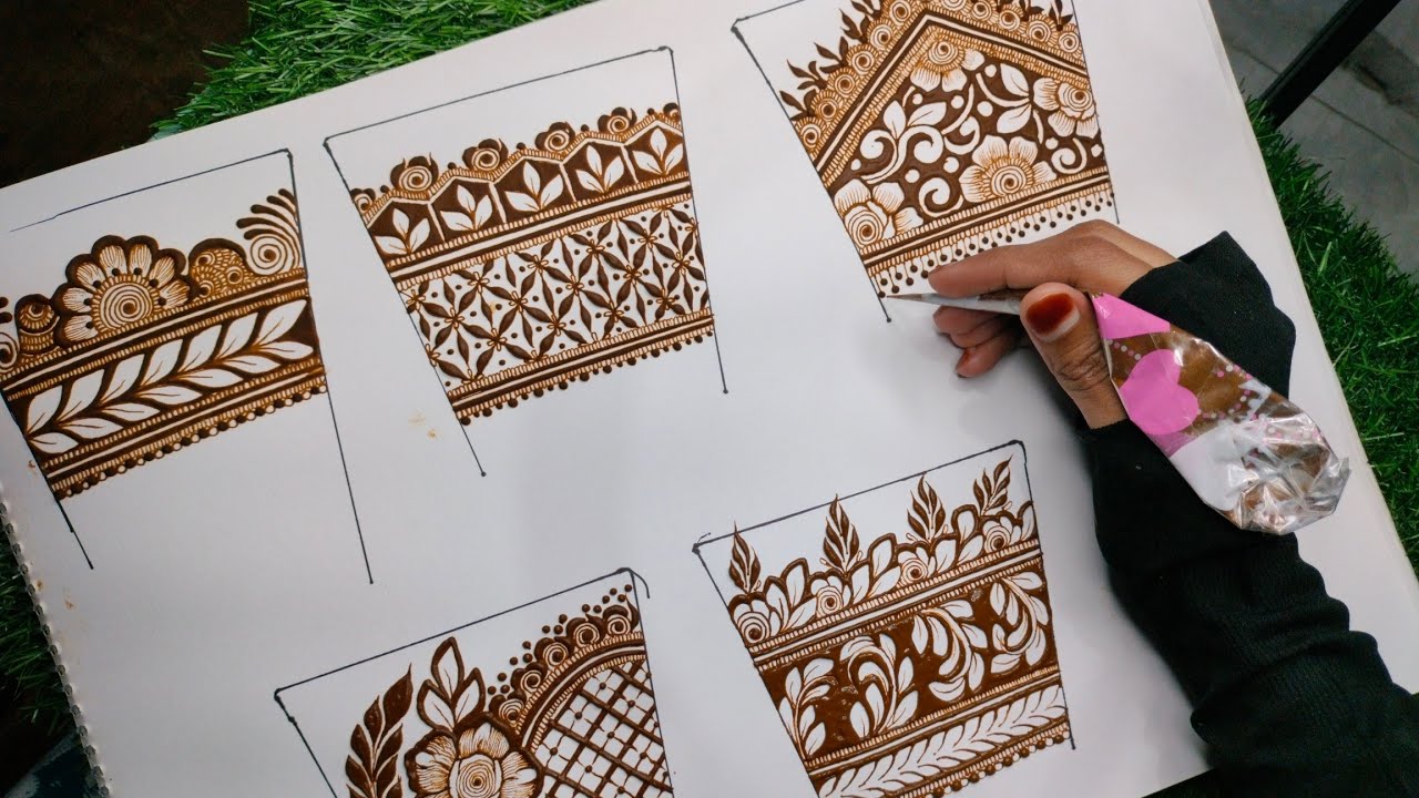 Latest beautiful trending henna starts//step by step tutorial #mehndi #hennadesigns @hennabyatiya