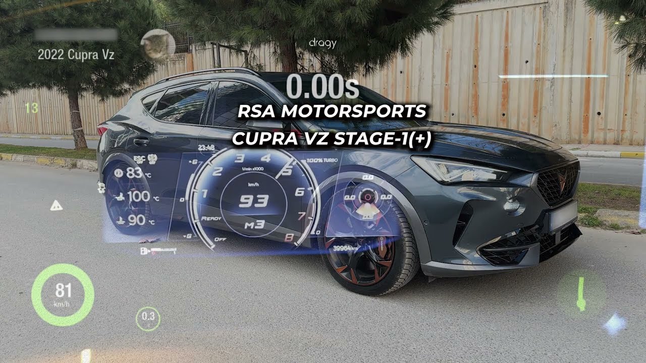 CUPRA FORMENTOR VZ STAGE-1 PLUS  DRAGY 100-200