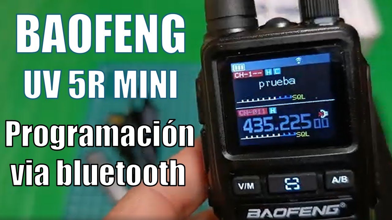 Configurar y programar el Baofeng UV-5R Mini