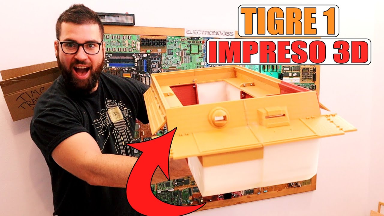 Estoy diseñando un TANQUE de Radio Control Gigante | Tigre 1 Impreso 3D