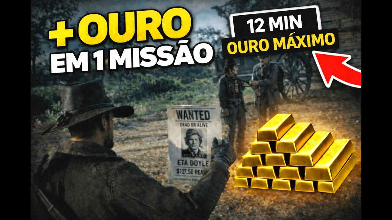Como Fazer MUITO Dinheiro Rápido no RDR2 Online (Missão Etta Doyle)