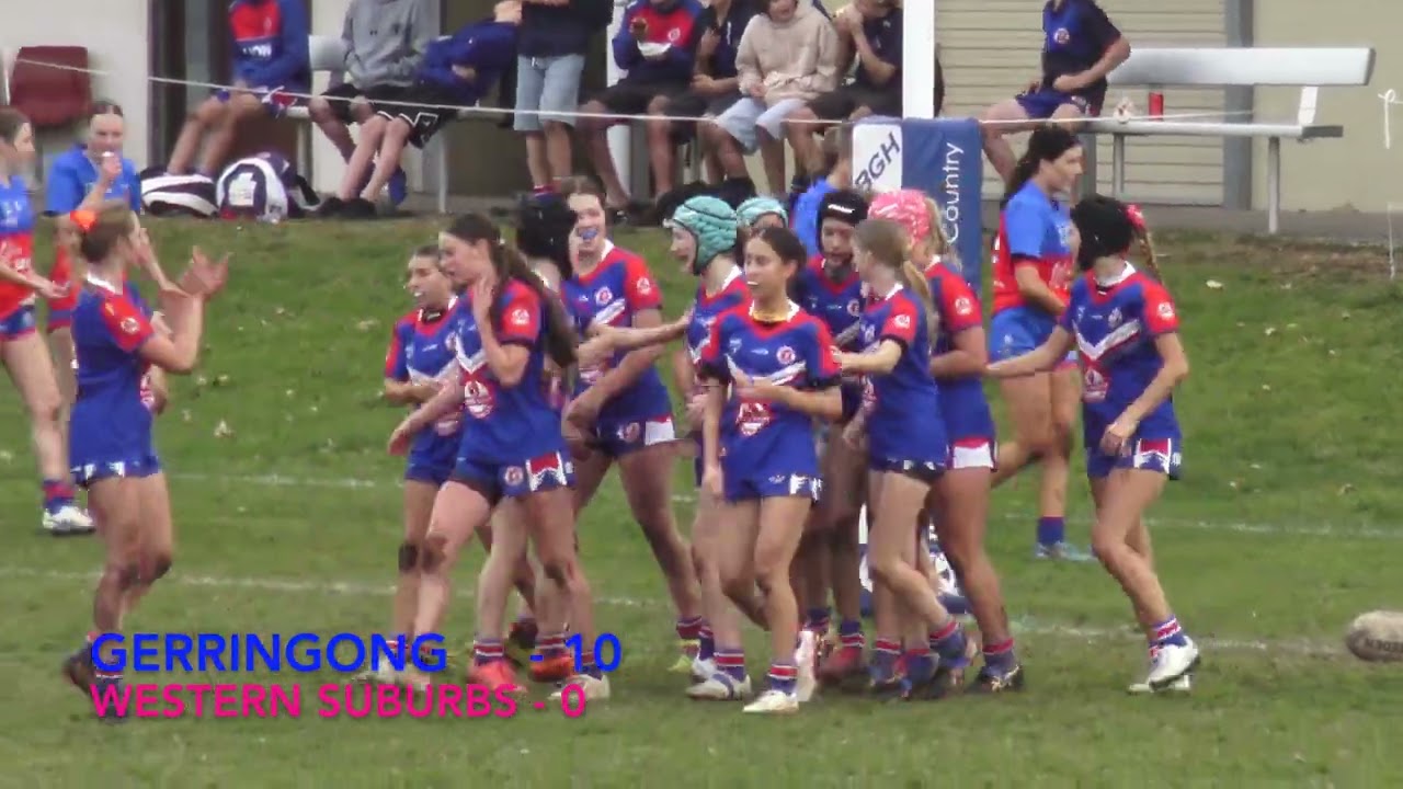 FULLGAME: Gerringong V Wests | U16 Girls Tackle | 2025 Illawarra Group 7 Premier Division | Rd 12