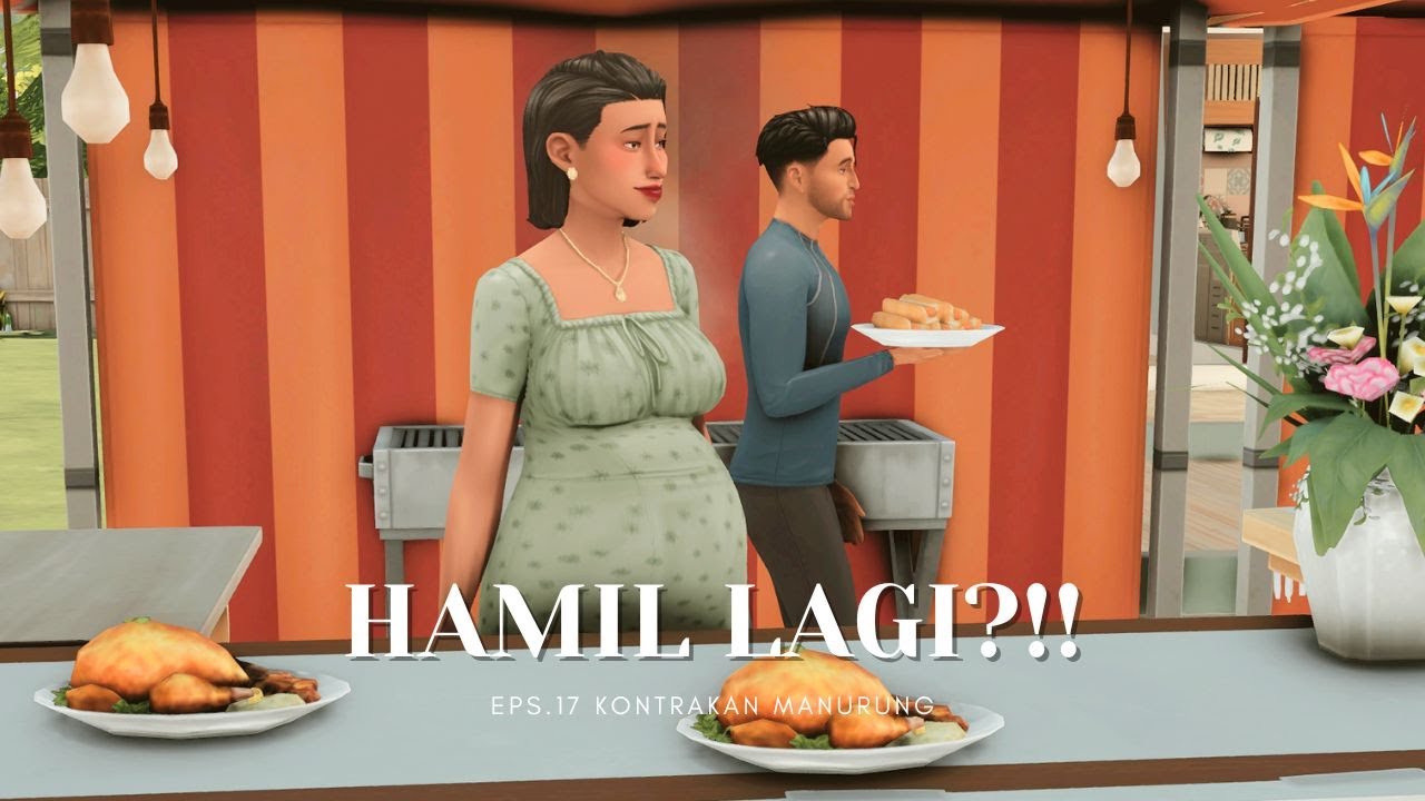Getol Jualan Ayam Goreng Buat Biaya Persalinan Ala Influencer | The Sims 4 Indonesia Gameplay
