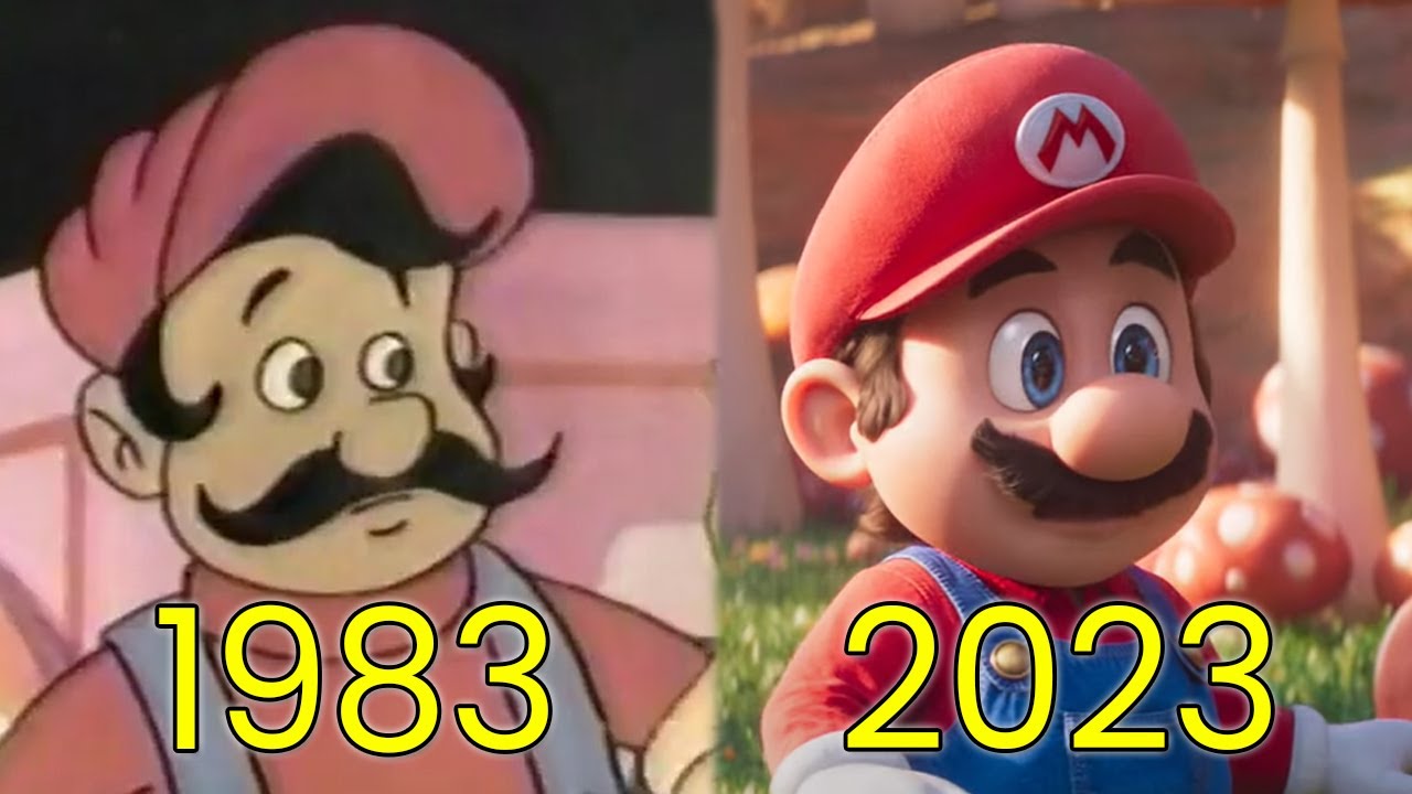 Эволюция Марио в кино и на телевидении (1983-2023)