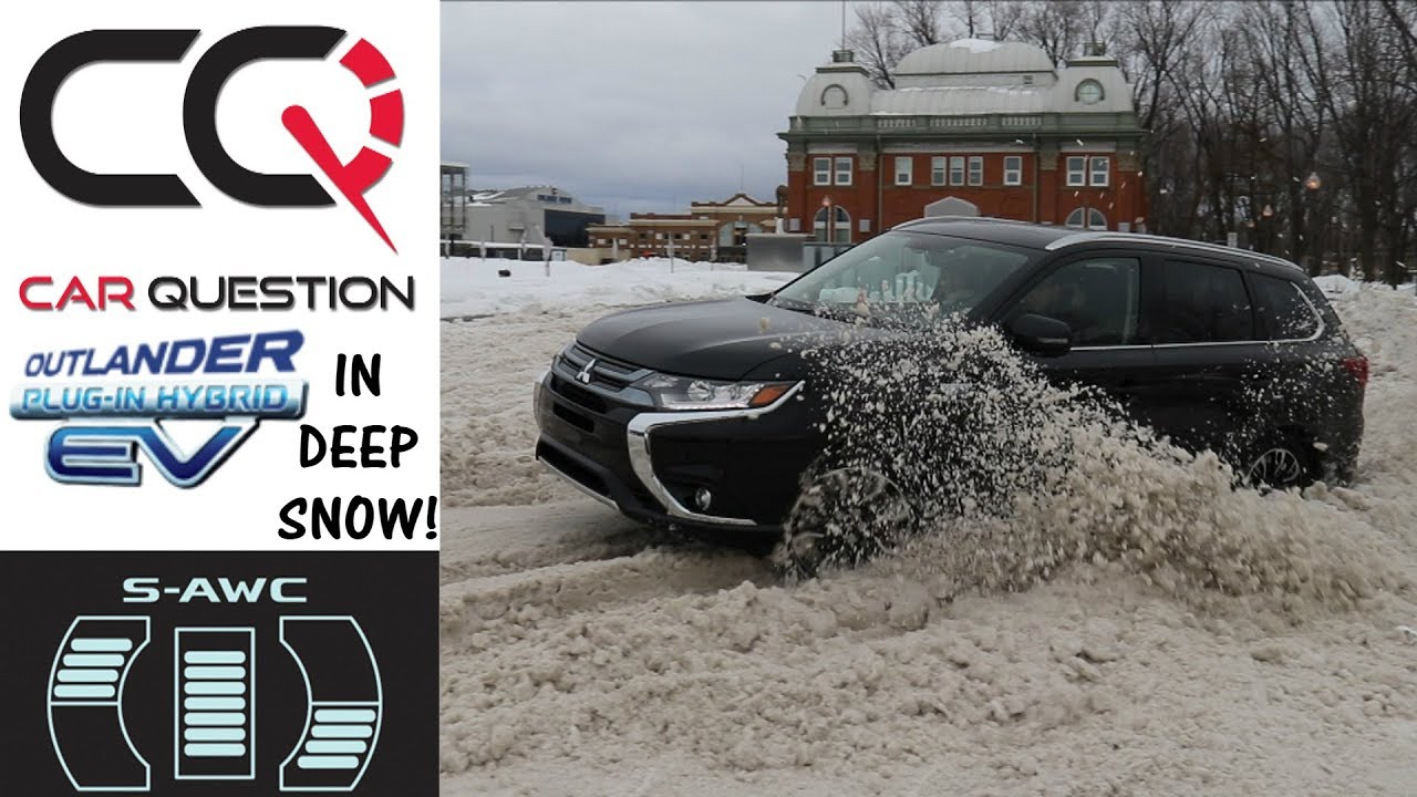 Тест на глубоком снегу | Mitsubishi Outlander PHEV S-AWC | Обзор 10/10