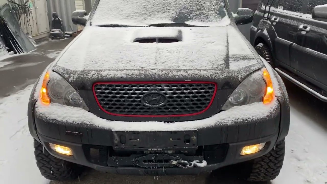 Hyundai terracan off road tune up 33 inch tires
