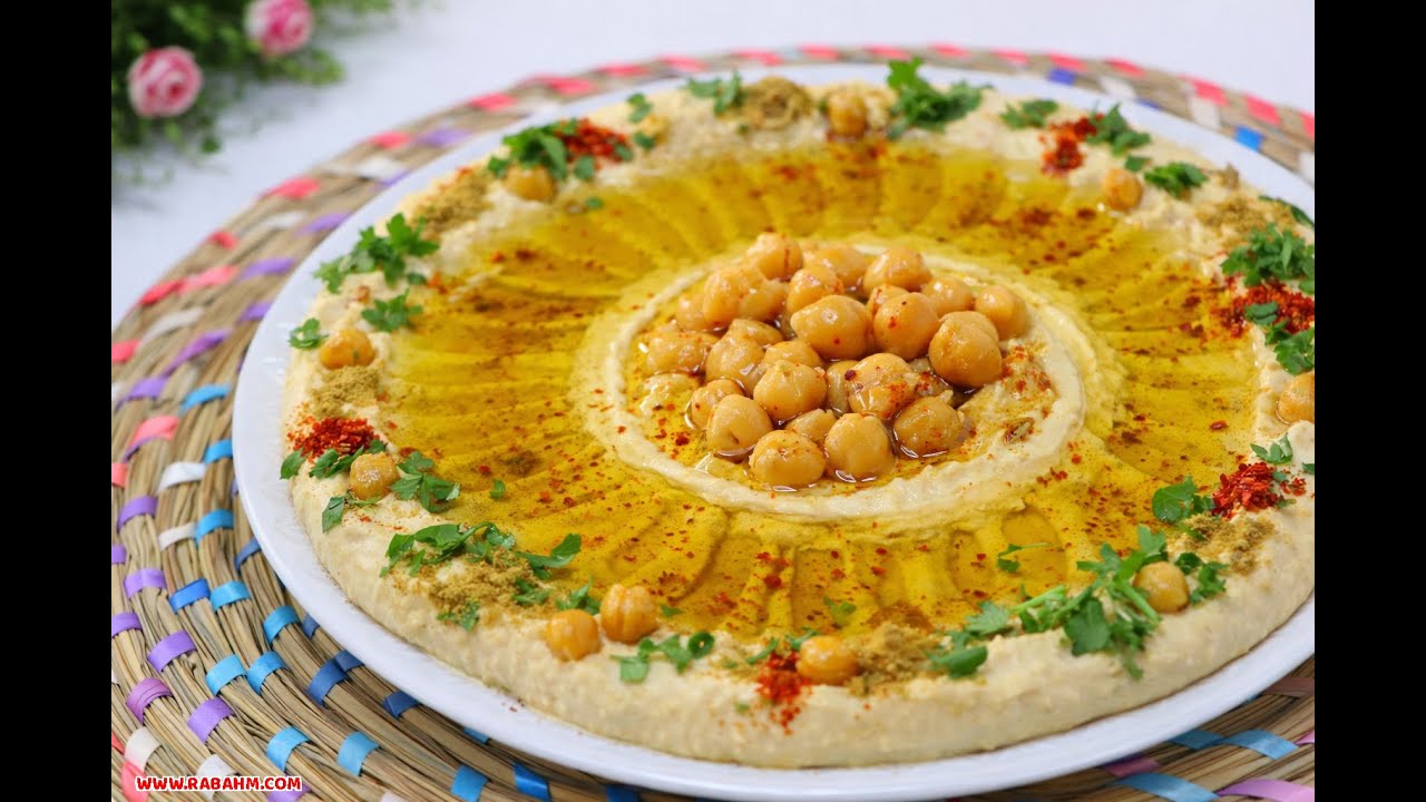 حمص بطحينة بالطريقة الأصلية قوام كريمي وطعم مطاعم خطوة بخطوة #حمص