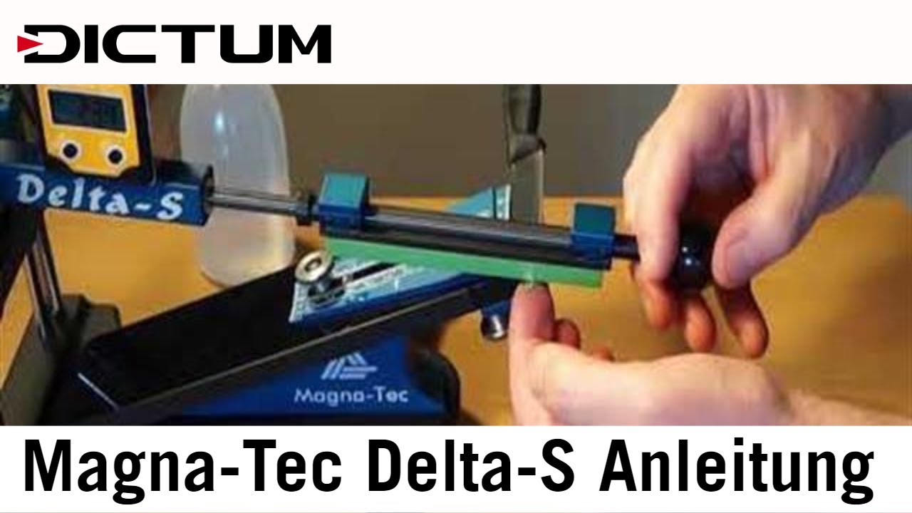 Schleifsystem Delta-S von Magna-Tec - Kurzanleitung - Messer schärfen