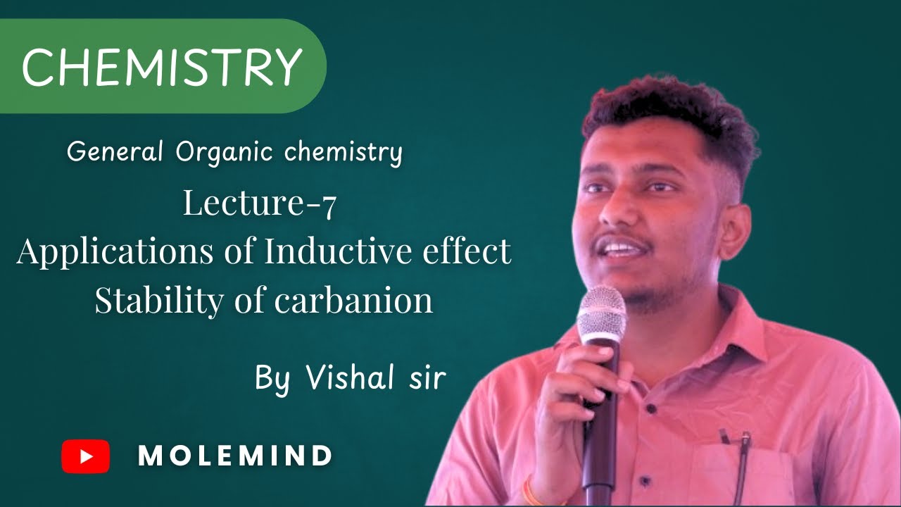 Inductive effect_Stability of carbonion