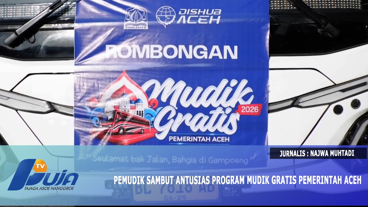 Pemudik Sambut Antusias Program Mudik Gratis Pemerintah Aceh
