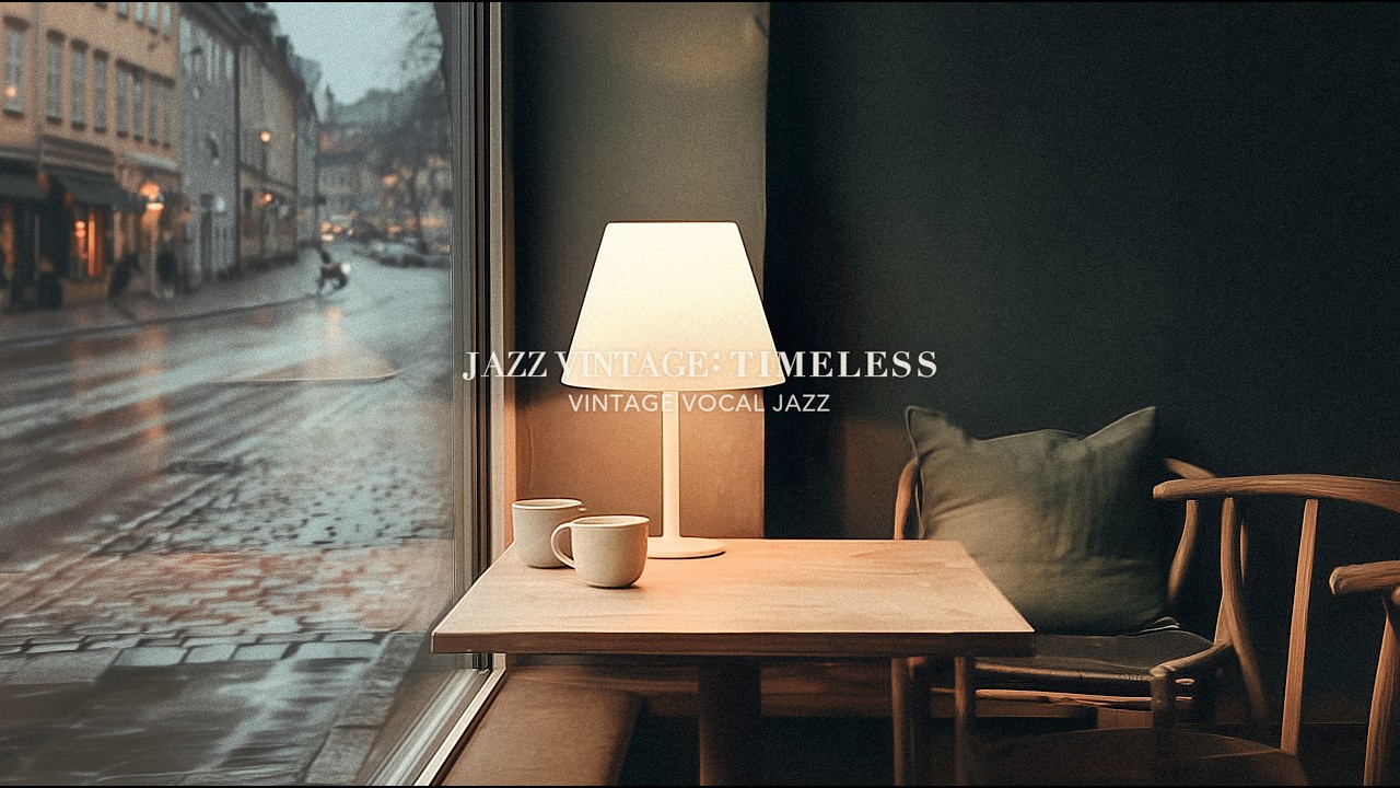 [Playlist] У любимого окна: теплый свет и джаз, смягчающий город | JazzVintage · Cozy Notes