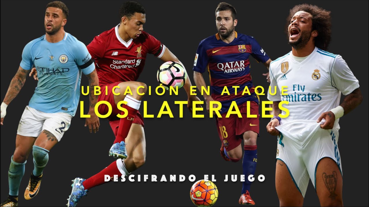Los Laterales en el fútbol moderno: su ubicación en ataque.