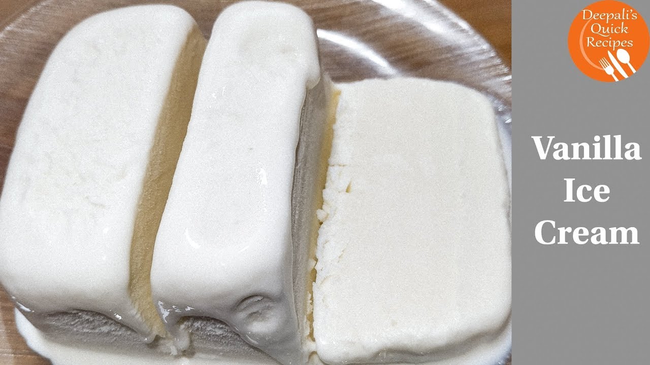 Vanilla Ice Cream Recipe | Soft Creamy Ice Cream | Easy Ice Cream Recipe |