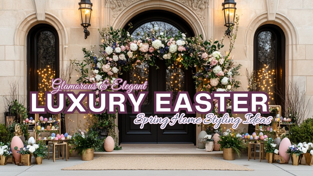 Luxury Easter Decorations 2025 | Glamorous & Elegant Spring Home Styling Ideas