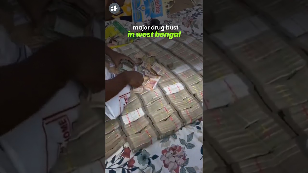 ₹2.4 crore seized as drug network busted in west bengal #shorts