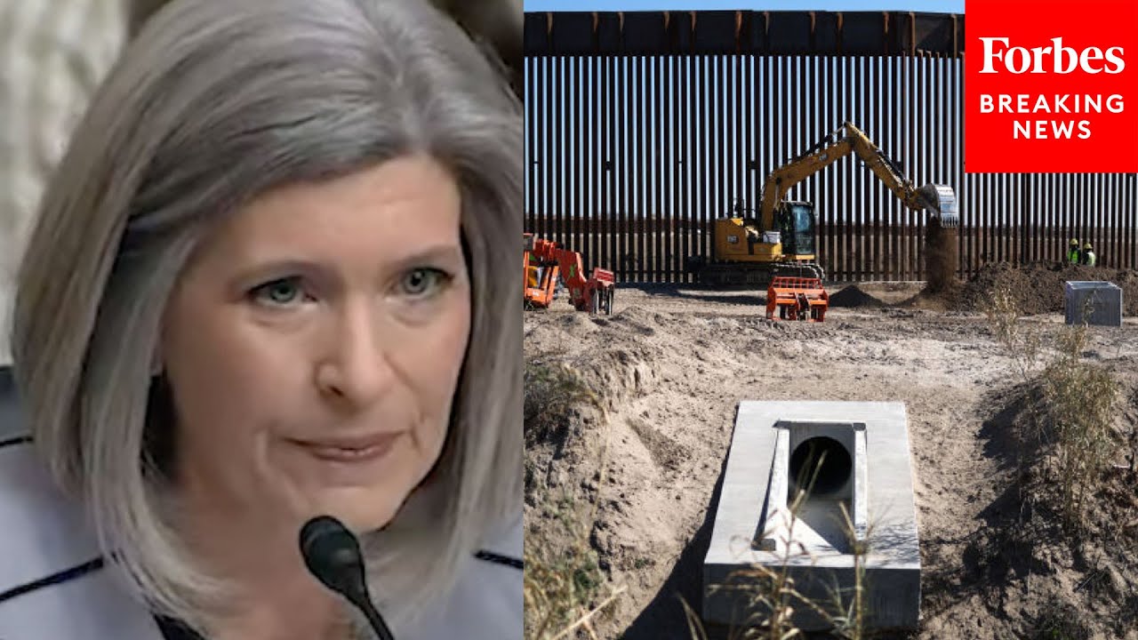 Joni Ernst Points Out The 'Irony' Of Unused Border Wall Material Being Protected By A Fence