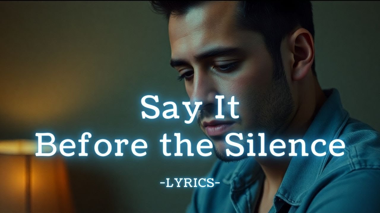 Say It Before the Silence | Emotional Pleading Soul Blues Ballad