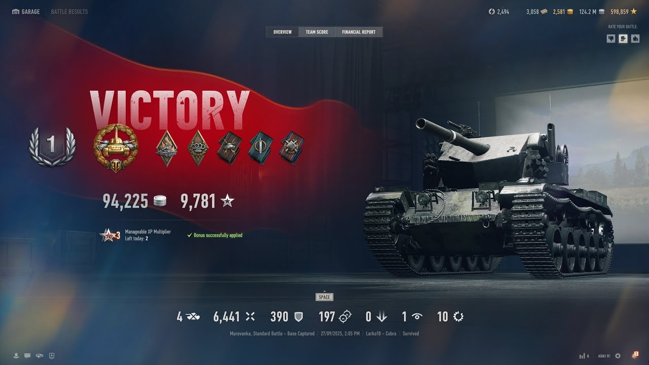 Cobra on Murovanka High Caliber 6441 Damage 4 Kills