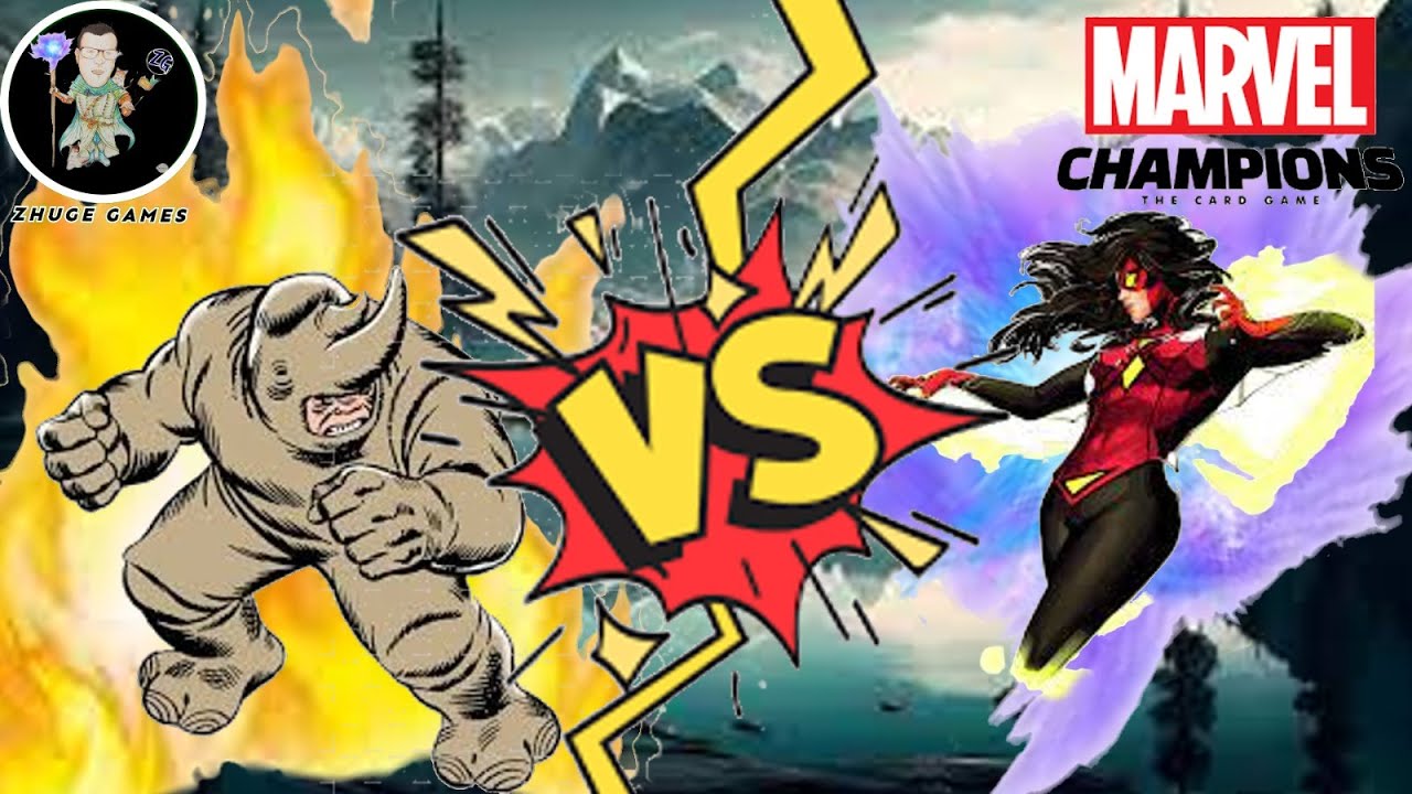 PARTIDAZA DE 10 MINUTOS ENTRE SPIDER WOMAN Y RHINO!!