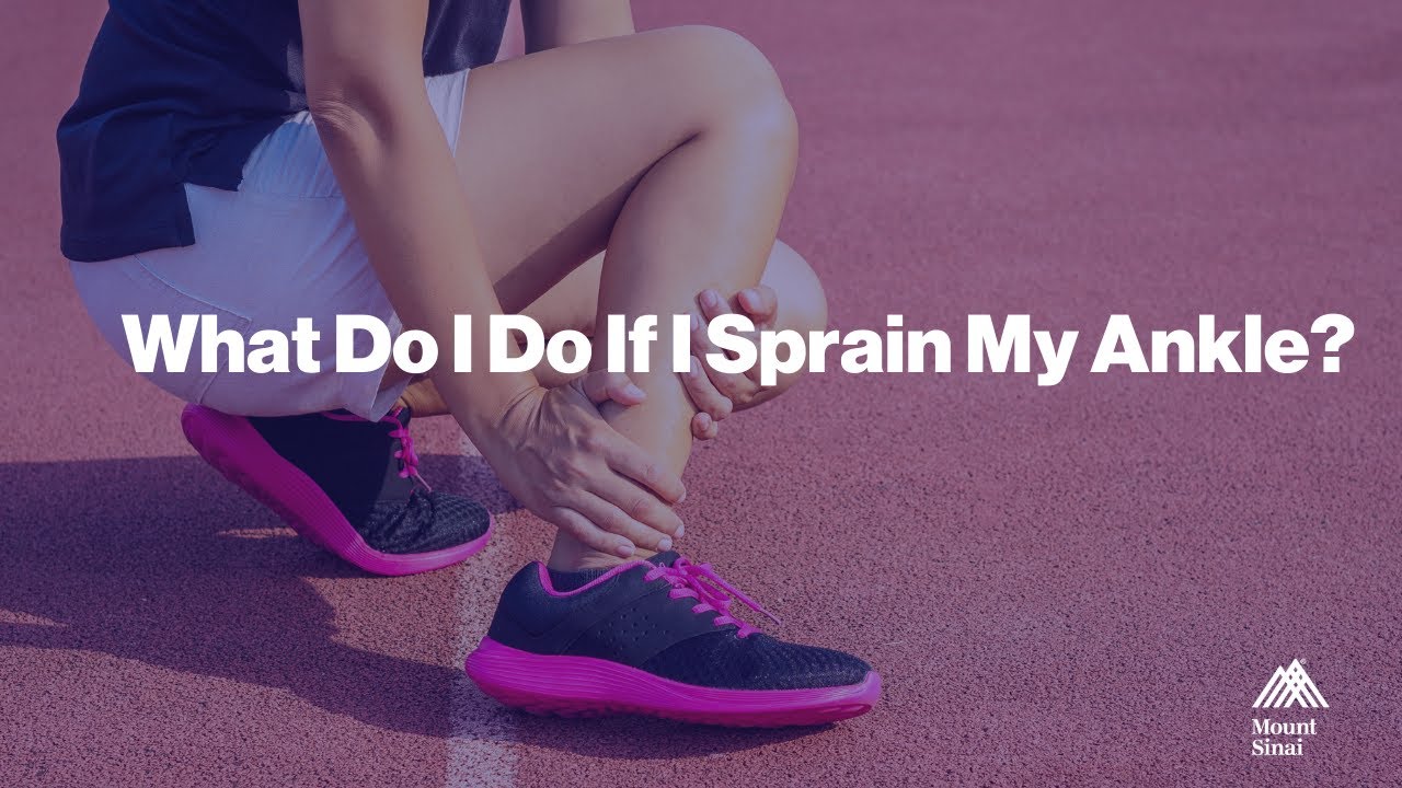 How to Care for a Sprained Ankle