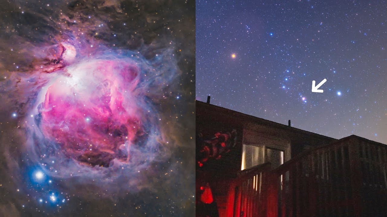 I Took a Picture of the ORION NEBULA Up Close...
