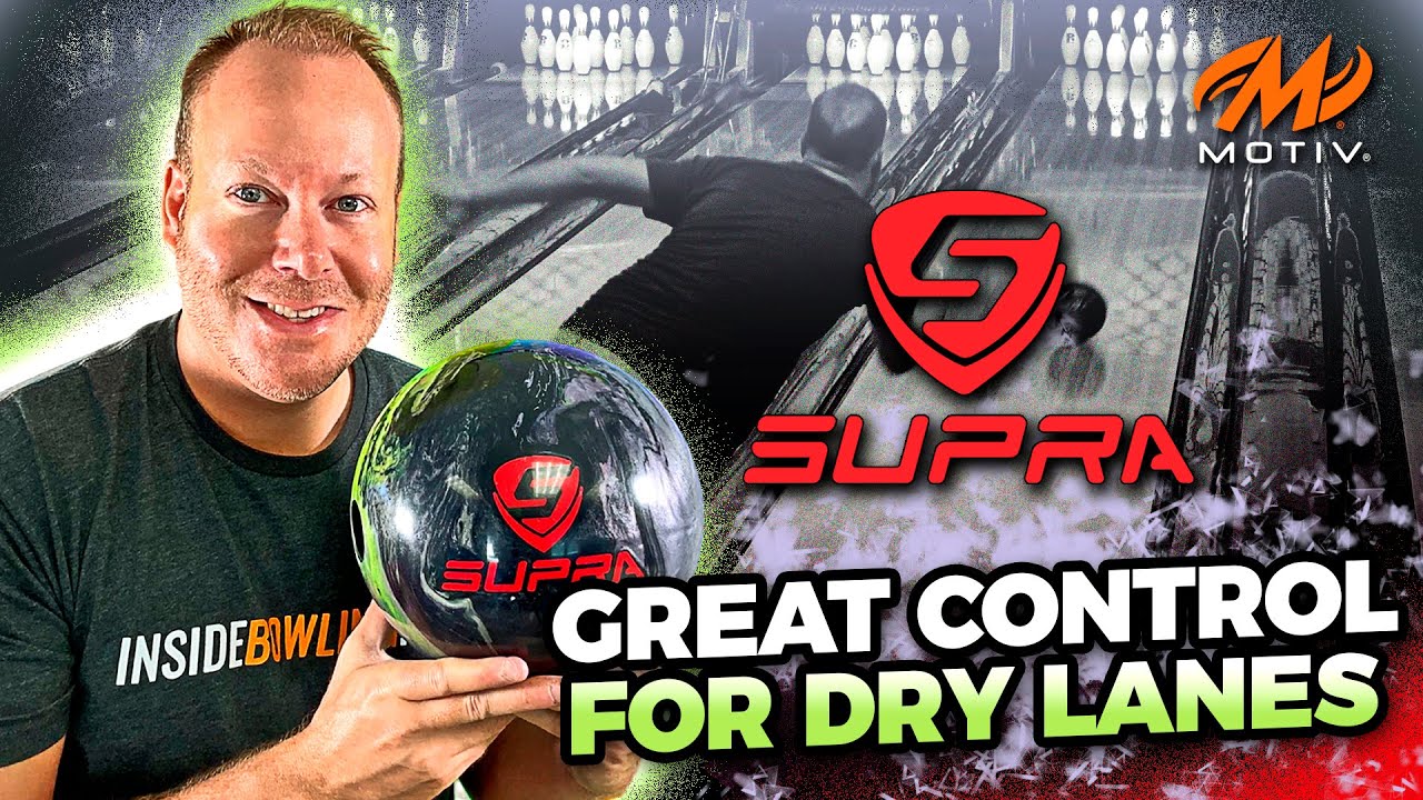 New Dry Lane Bowling Ball from Motiv! Supra GT 2-Minute Review